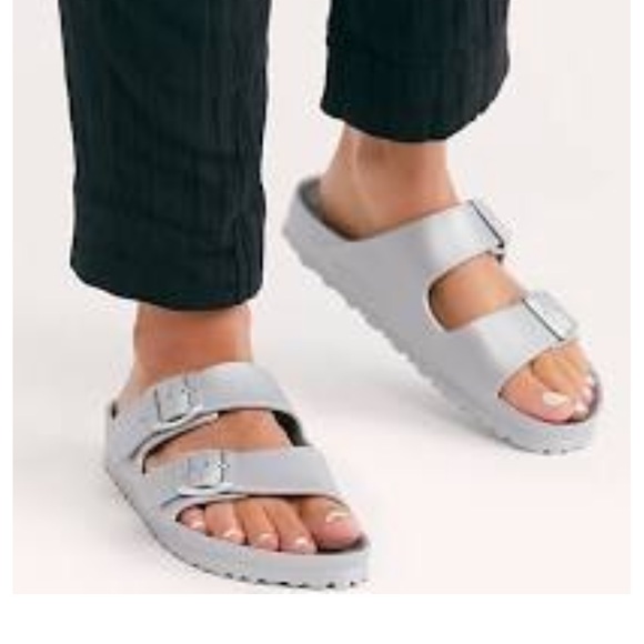 birkenstock arizona eva silver